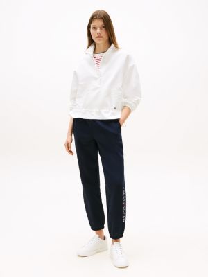Embroidered Tommy Logo Sweatpant, Navy