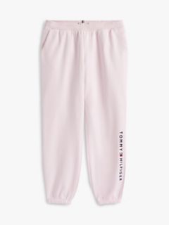 Embroidered Tommy Logo Sweatpant — Light Pink 6