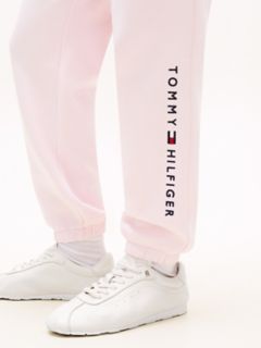 Embroidered Tommy Logo Sweatpant — Light Pink 4