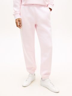 Embroidered Tommy Logo Sweatpant — Light Pink 1