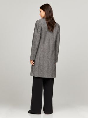 Classic Wool-Blend Herringbone Coat | Tommy Hilfiger