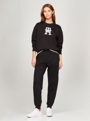 Shimmer TH Logo Sweatshirt, Black