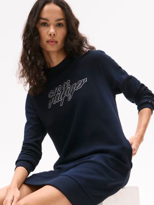 Script Logo Oversized Sweatshirt Dress | Tommy Hilfiger
