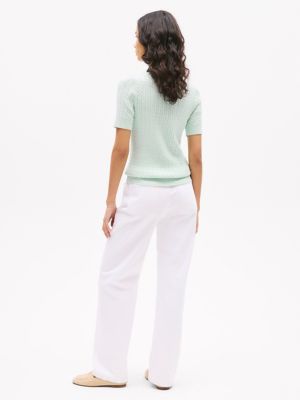 Zip-up Mock Neck Knit – JUEMI