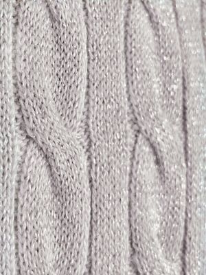 Short-Sleeve Shimmer Cable Knit Sweater | Tommy Hilfiger