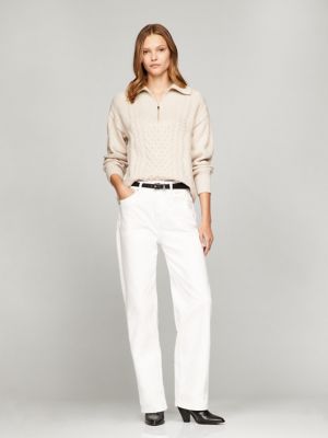 Half-Zip Fisherman Sweater | Tommy Hilfiger USA