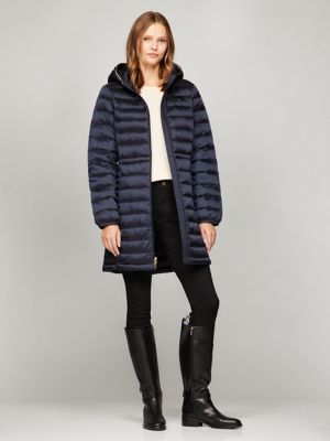 Lightweight Hooded Puffer Coat