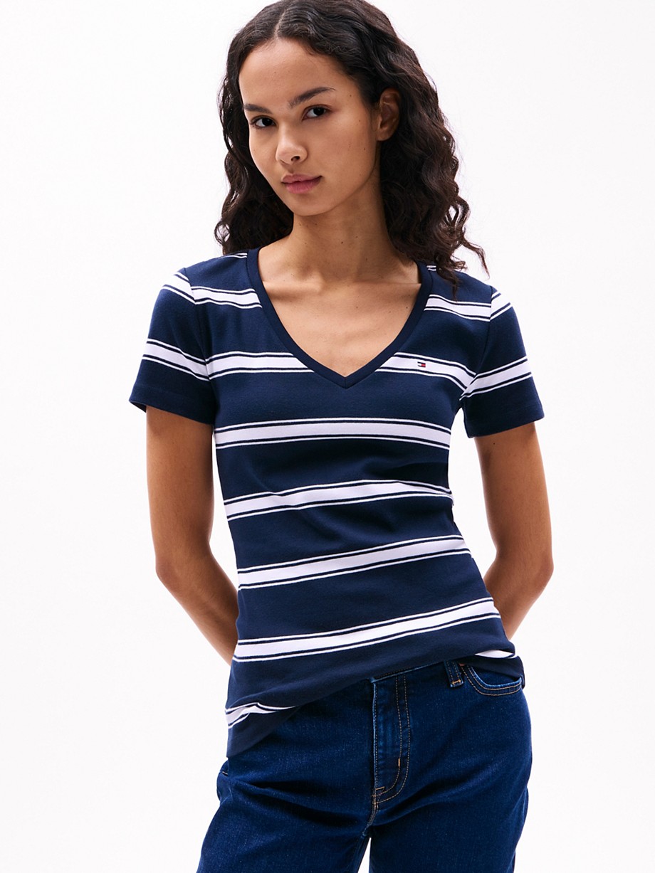 V-Neck Stripe Favorite T-Shirt
