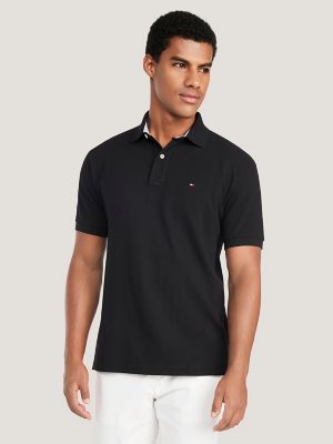 Classic Fit Pique Polo, Black