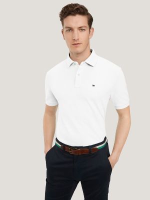 Classic Fit Pique Polo, Fresh White