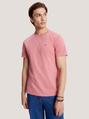 Tommy hilfiger pink 2024 t shirt mens