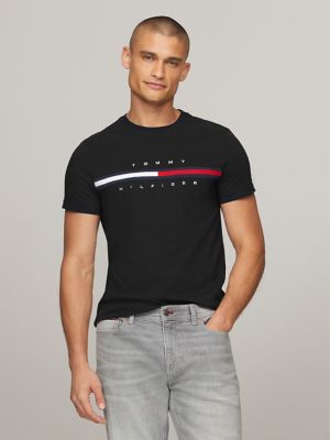 Embroidered Flag Logo T-Shirt