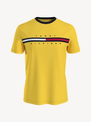 Flag Logo Ringer T-Shirt, Maize