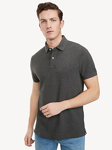 Tommy Hilfiger Boys Essential Slim Fit Polo L/S Shirt 