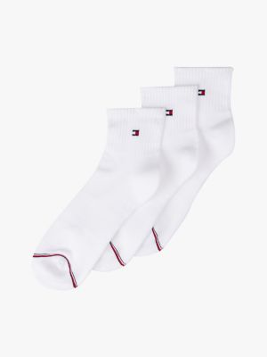 Quarter Top Socks 3-Pack, White