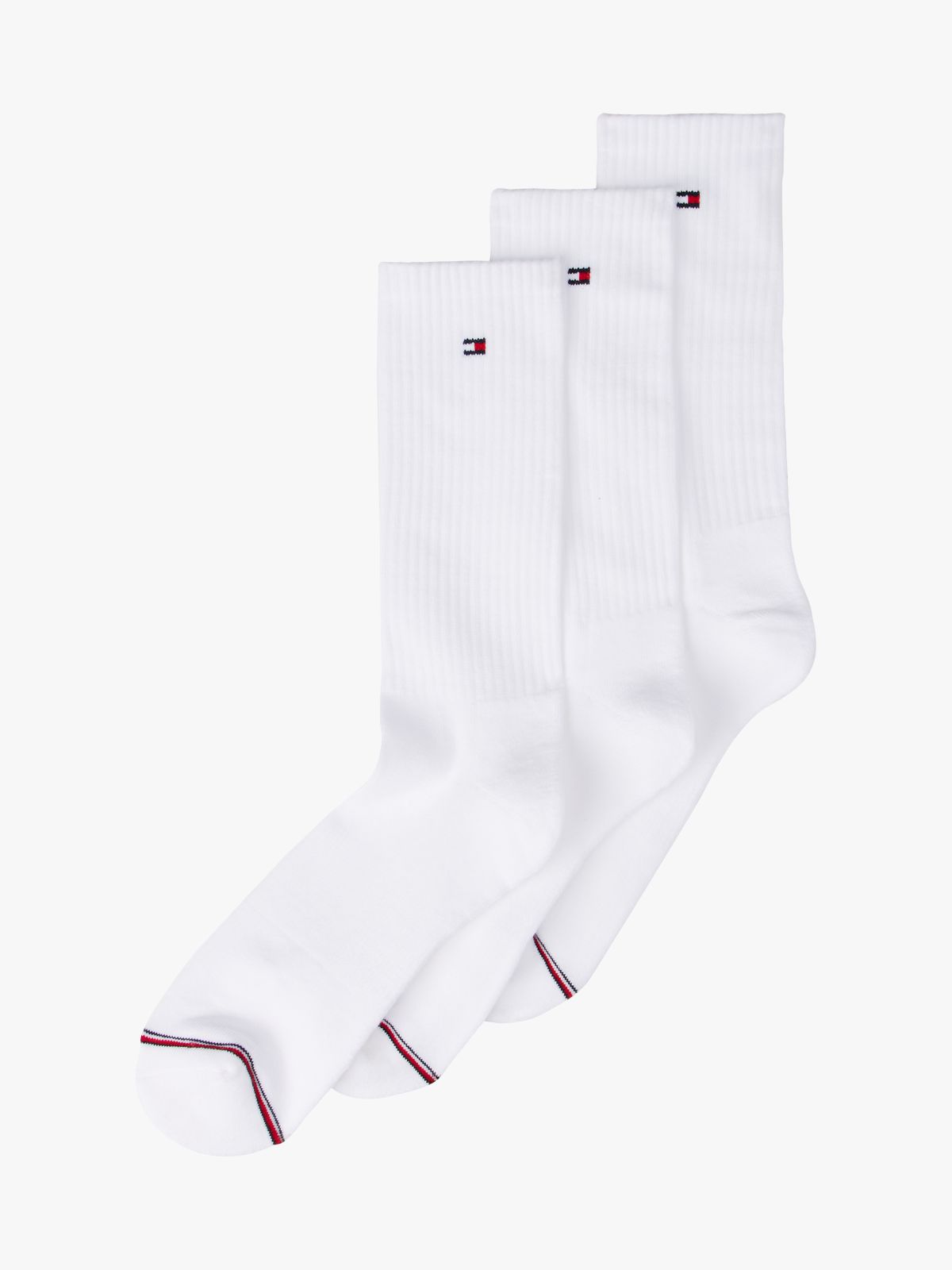 Athletic Crew Sock 3-Pack — White