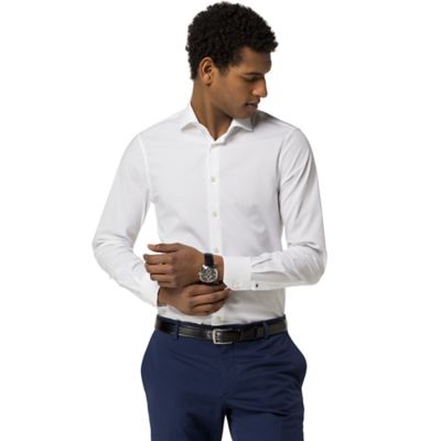 tommy hilfiger poplin shirt