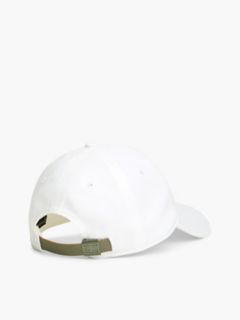 Embroidered Tommy Logo Baseball Cap — Bright White 2