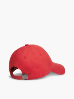 Embroidered Tommy Logo Baseball Cap — Apple Red 2