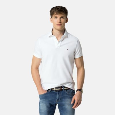 Slim Fit Solid Polo | Tommy Hilfiger