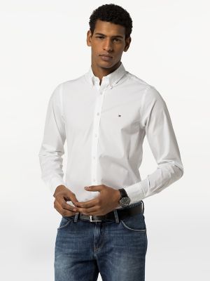 tommy hilfiger slim fit button down