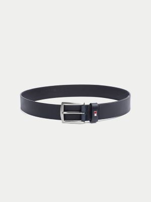 tommy hilfiger men's black belt