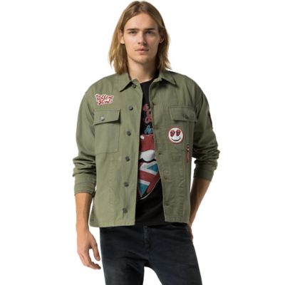 tommy hilfiger military band jacket