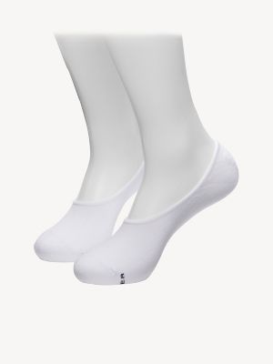 No-Show Sock 2-Pack, White