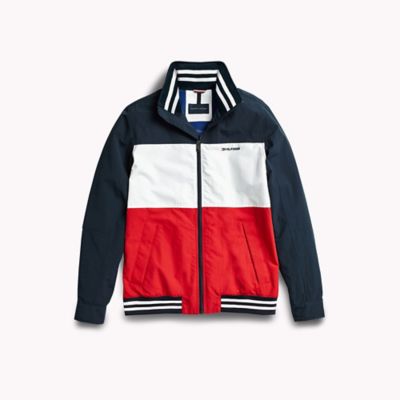 tommy hilfiger regatta jacket red