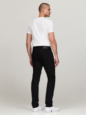 Slim Fit Essential Black Jean | Tommy Hilfiger USA