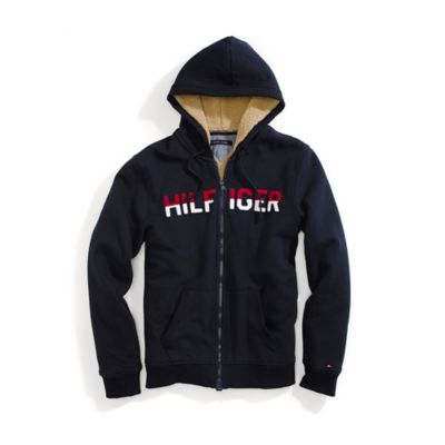 tommy jeans sherpa hoodie