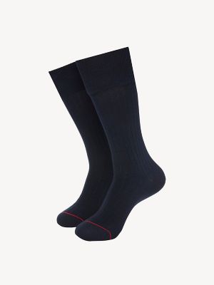 Tommy Hilfiger Men's Trouser Sock 2Pk Masters Navy -