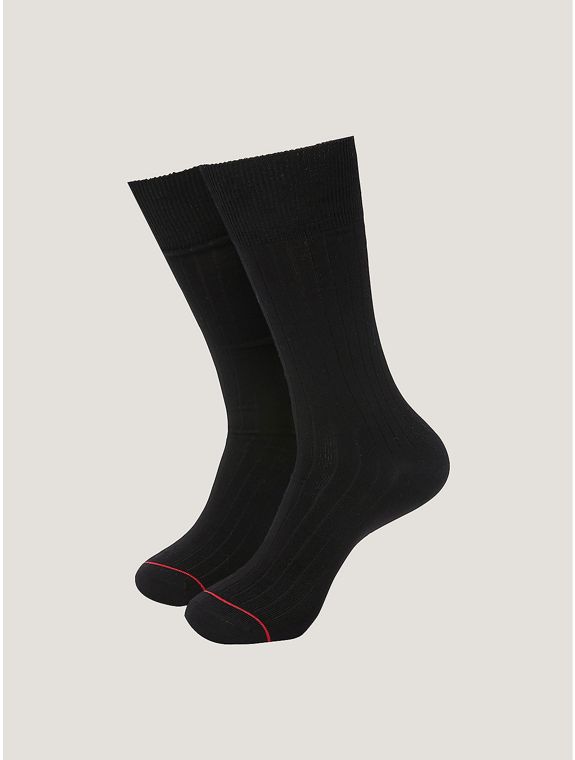Tommy Hilfiger Trouser Sock 2pk In Deep Black