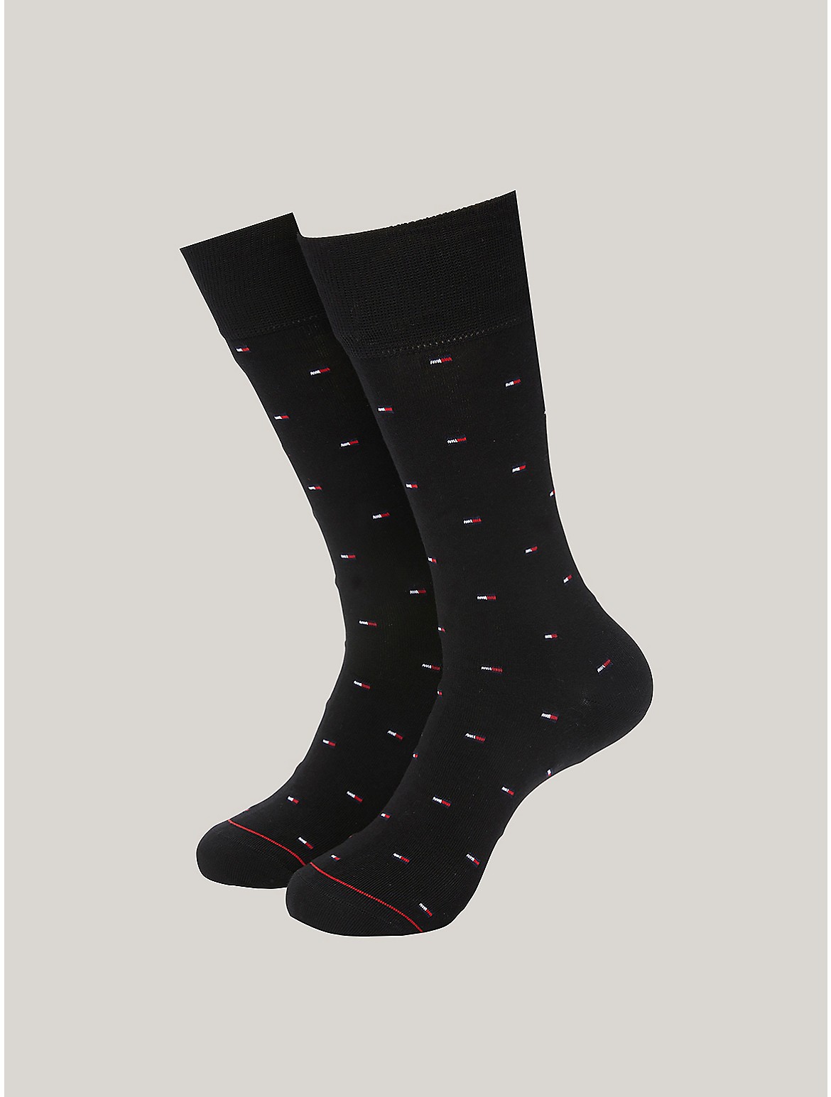 Tommy Hilfiger Men's Trouser Sock 2-Pack - Black