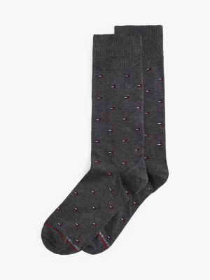 Trouser Sock 2-Pack, Charcoal Grey Heather