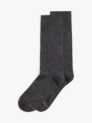 Trouser Sock 2-Pack, Charcoal Grey Heather