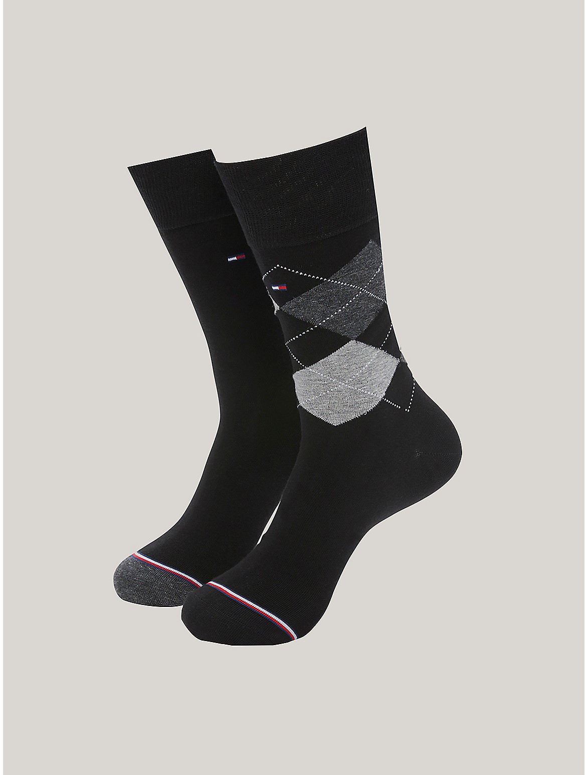 Tommy Hilfiger Trouser Sock 2pk In Black