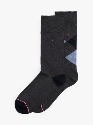 Trouser Sock 2-Pack, Dark Grey Heather