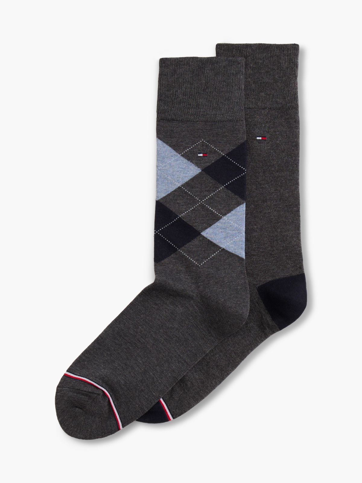 Trouser Sock 2-Pack — Dark Grey Heather