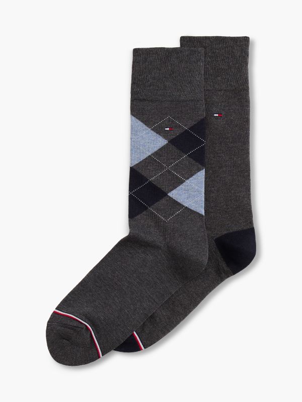 Trouser Sock 2-Pack — Dark Grey Heather