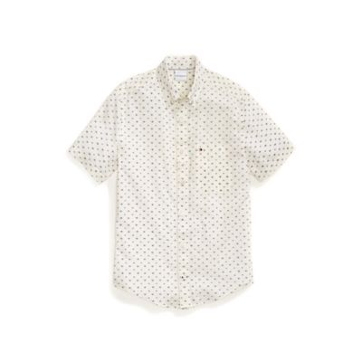 tommy hilfiger button up short sleeve