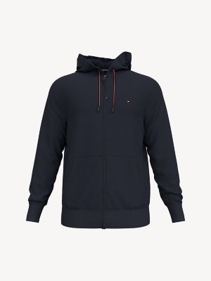 tommy hilfiger black zip up hoodie