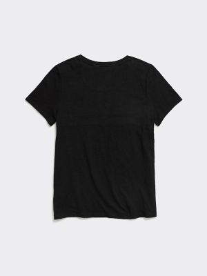Signature Stripe T-Shirt, Deep Black