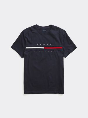 Signature Stripe T-Shirt, Sky Captain