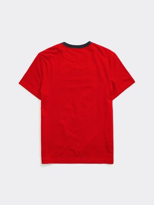Signature Stripe T-Shirt, Apple Red