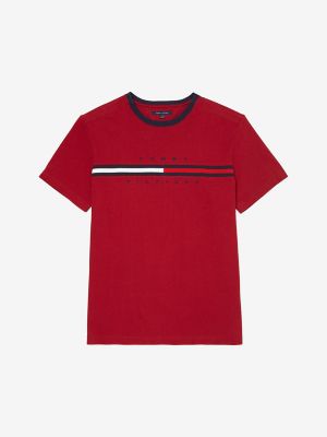 Signature Stripe T-Shirt, Red Carpet