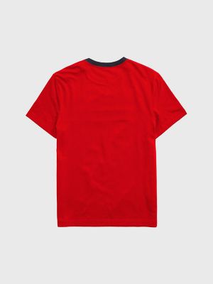 Tommy signature stripe tee top