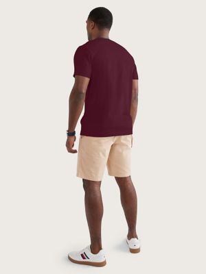 Flag Logo Ringer T-Shirt, Deep Rouge