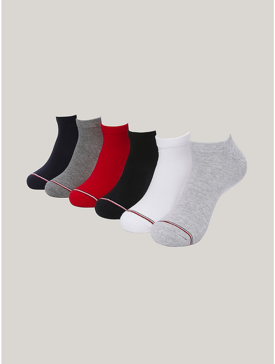 Tommy Hilfiger Ankle Sock 6pk In Multi