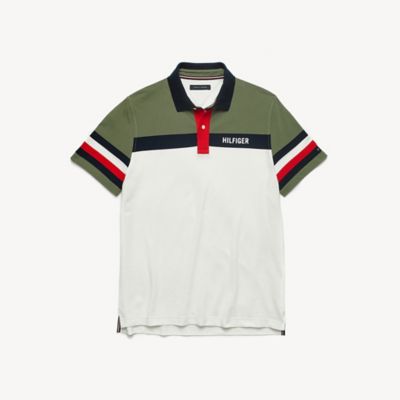 tommy hilfiger color block polo